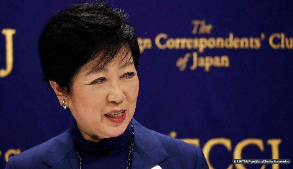 Situação ideal para Jogos de Tóquio é ter torcedores, diz governadora
                
                    Discurso de Koike ocorre uma semana após recorde de casos de covid-19