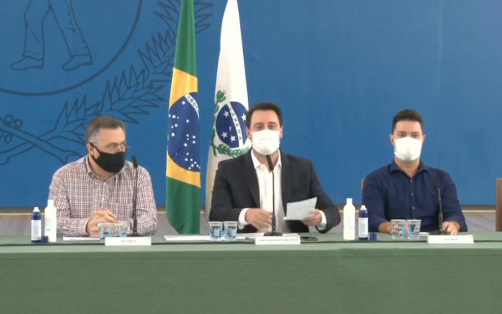 LOCKDOWN: Ratinho anuncia 10 dias de restrição de circulação no Paraná a partir da zero hora de sábado, 27.  "Fiscalização será rígida com multas e prisão para desobedientes"
                
                    Confira as medidas que entram em vigor neste sábado, 27