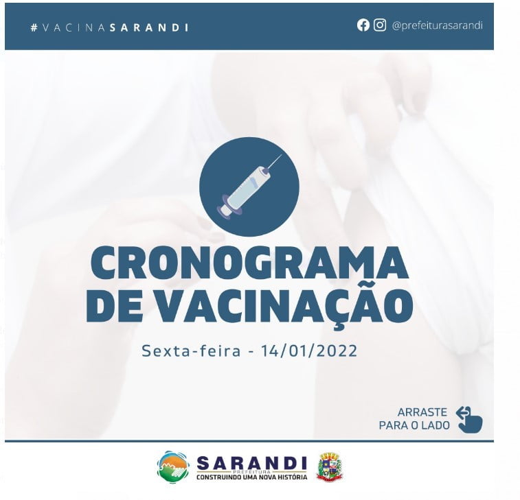 COVID-19: Veja quem pode se vacinar em Sarandi nesta sexta-feira, 14