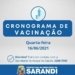 Sarandi vacina população geral de 52 a 59 anos. Veja quem mais tem direito à vacina nesta quarta-feira (16)