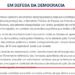 MPPR publica Nota condenando ataques a instituições e reitera defesa da democracia