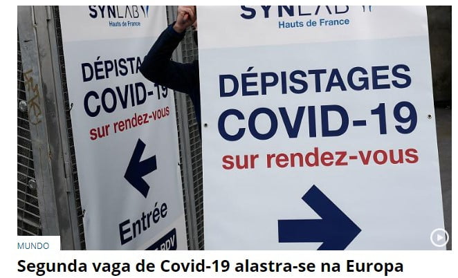 Nova onda de contágios do coronavírus se alastra pela Europa 2