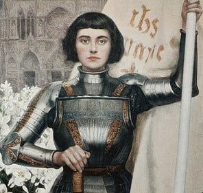 30 de Maio é dia de Santa Joana d'Arc, à frente do exército