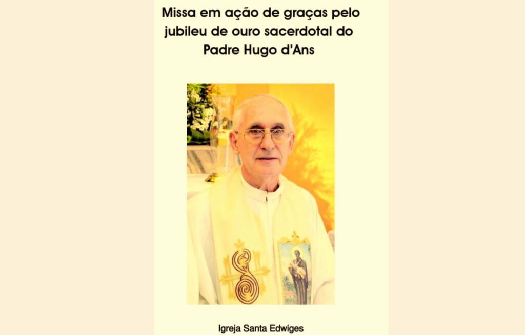 AO VIVO: Missa do Jubileu de ouro sacerdotal (50 anos) do Padre Hugo D´Ans