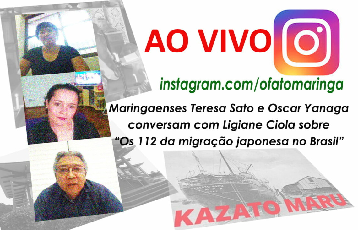 AO VIVO: Oscar Yanada e Teresa Sato coversam com Ligiane Ciola sobre os 112 anos da Migração Japonesa no Brasil