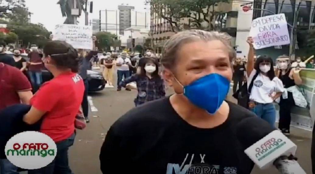 ATO CONTRA O GOVERNO: Veja as entrevistas com os manifestantes em Maringá