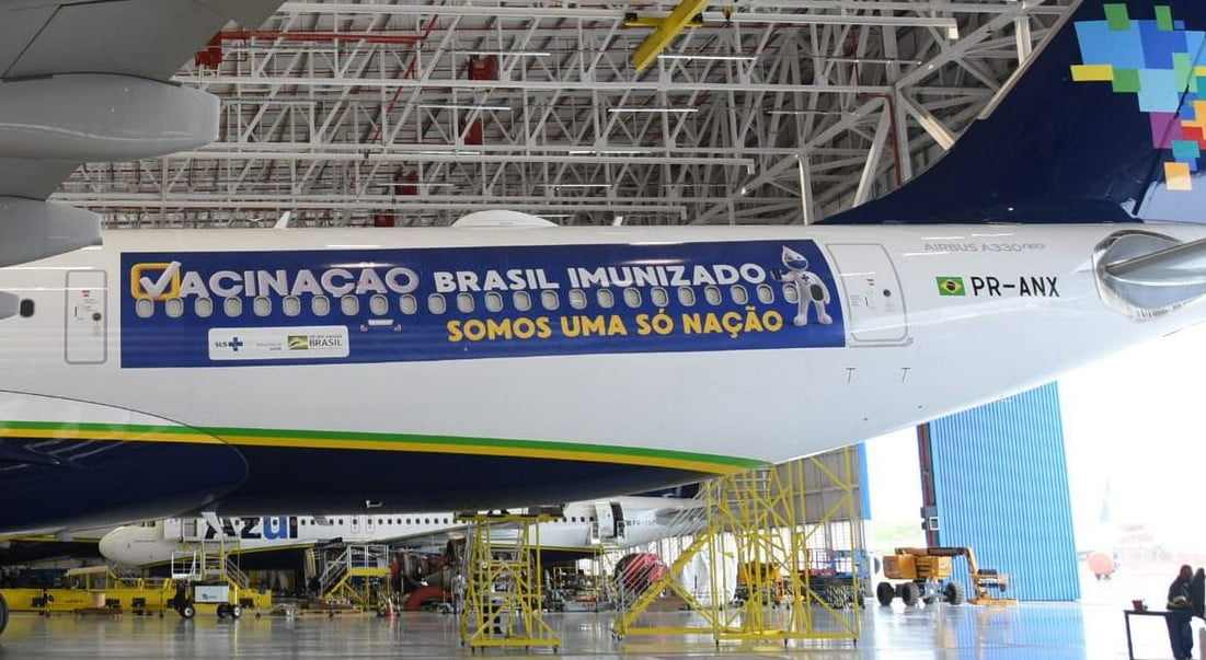 Avião que vai buscar vacinas na Índia decola hoje do Recife 2