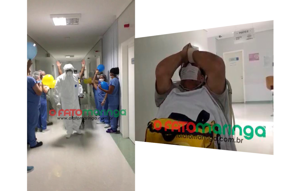 BOA NOTÍCIA: Homem de 68 anos que teve Coronavírus recebe alta no Hospital Maringá. Veja o vídeo
                
                    "Senhor Deus, eu agradeço por tudo que tem feito por mim e pelo seus anjos da guarda. Fui muito bem tratado por vocês", disse o homem ao passar pela equipe do hospital.