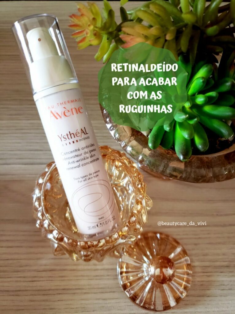 Beauty Care da Vivi:  Retinaldeído para acabar com as Ruginhas 
                
                    Um dos anti-idades que usei e gostei muito é o YsthéAL Intense, da Avène.