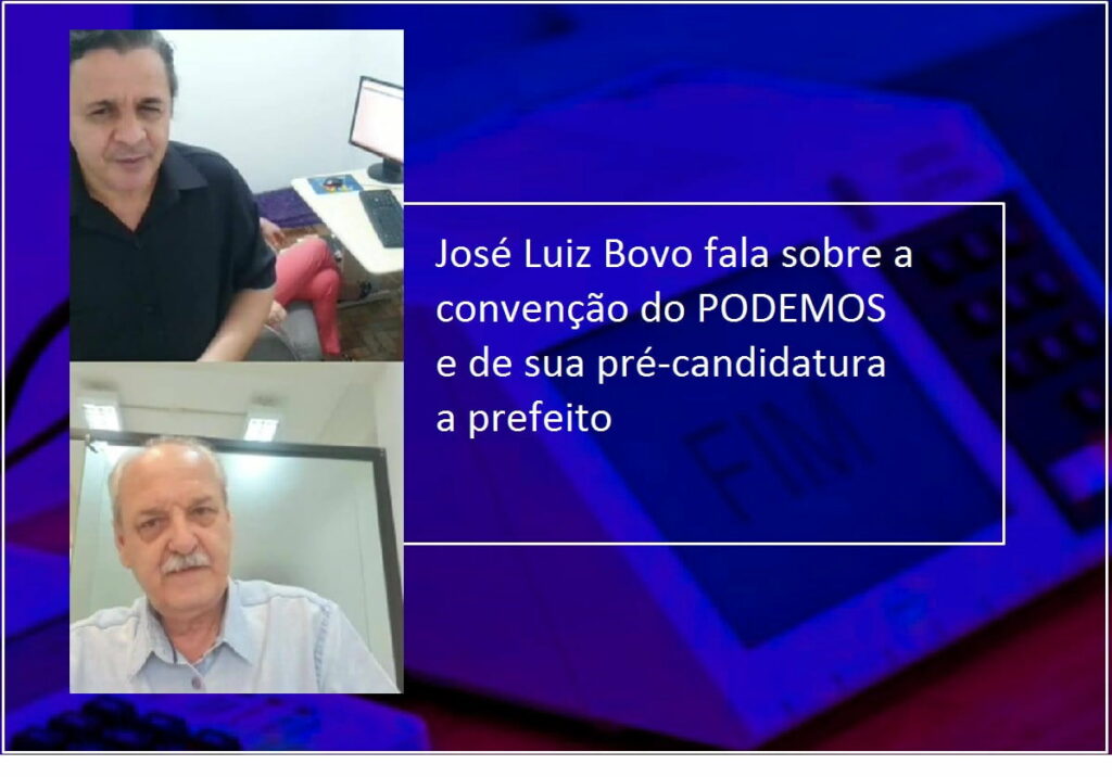 Bovo terá seu nome homologado para candidato a prefeito pelo PODEMOS de Maringá. Convenção acontece nesta terça, 15
                
                    Veja a entrevista com o pré-candidato a prefeito