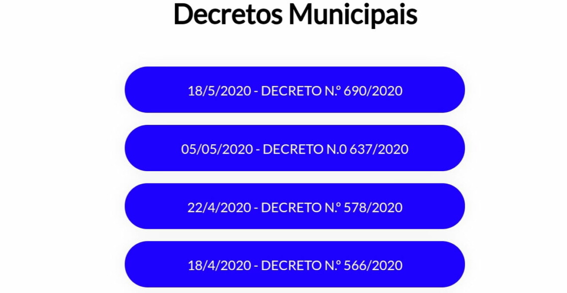 CORONAVÍRUS MARINGÁ: Acesse todos os decretos que regulam funcionamento da cidade durante a Pandemia 
                
                    Desagradáveis, excludentes, restritivos mas necessários, decretos regulam vida dos maringaenses em tempos de pandemia; Leia todas as regras estabelecidas para cada setor econômico e também para a cidadania