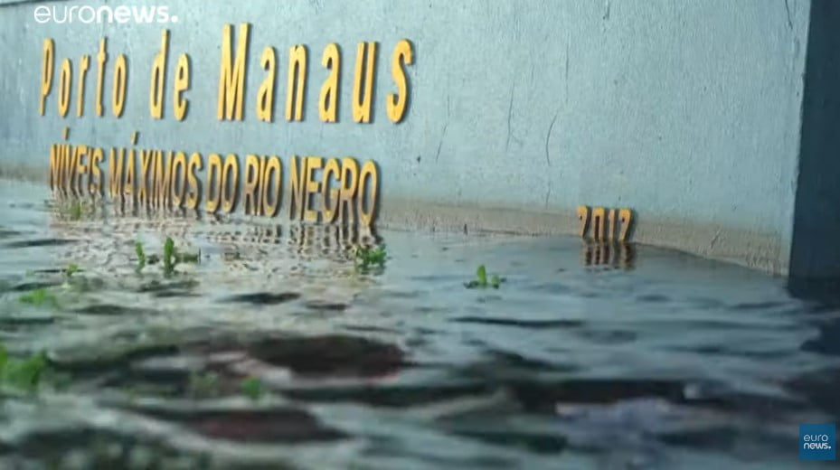 Cheias recorde em Manaus. Rio Negro atinge 30 metros