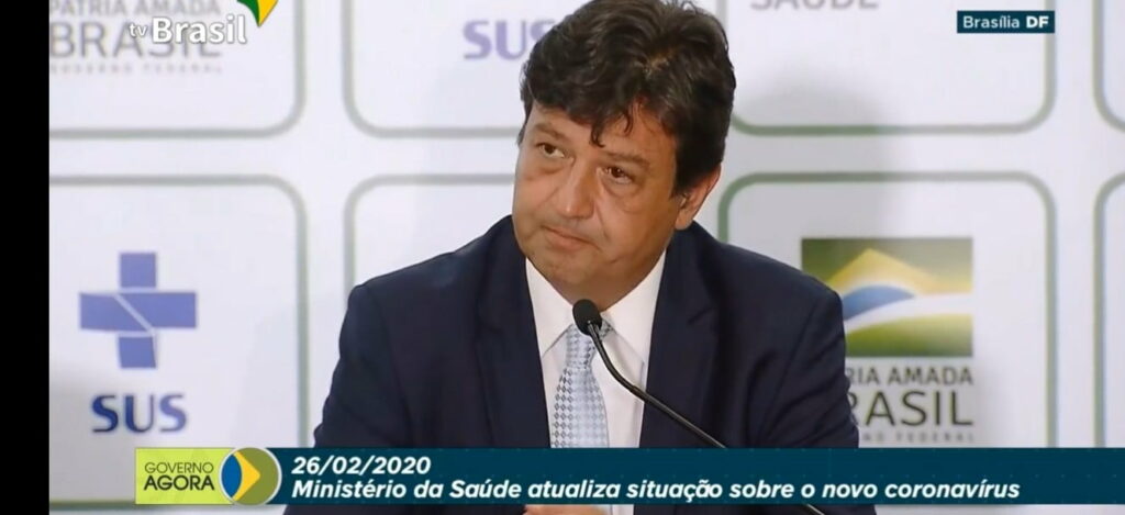 Confirmado o primeiro caso de coronavírus no Brasil  Homem de 61 anos chegou da Itália na última semana
                
                    Confirmado o primeiro caso de coronavírus no Brasil  Homem de 61 anos chegou da Itália na última semana