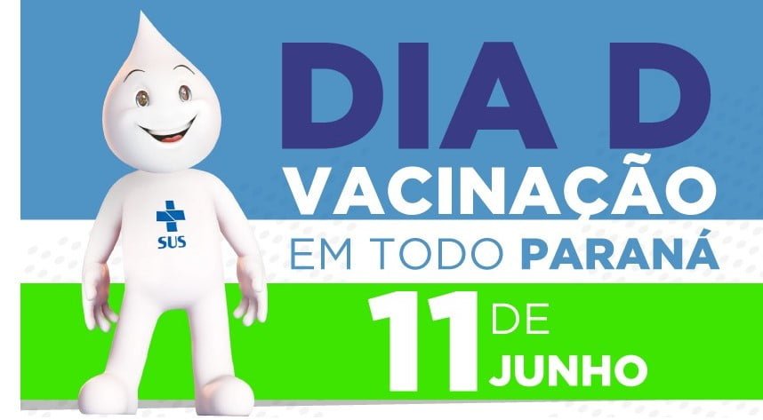 Estado promove Dia D de vacinação em 11 de junho para atualização de todos os imunizantes