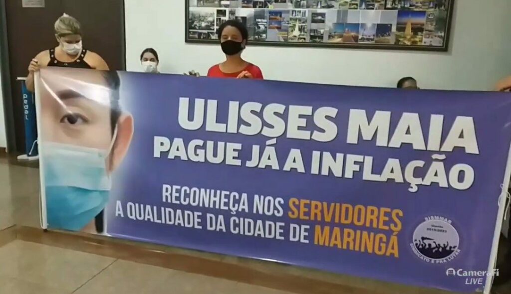 Funcionários públicos municipais de Maringá terão reposição salarial de 5,19% retroativa a março 
                
                    Ulisses e Scabora anunciam que abrem mão do reajuste.