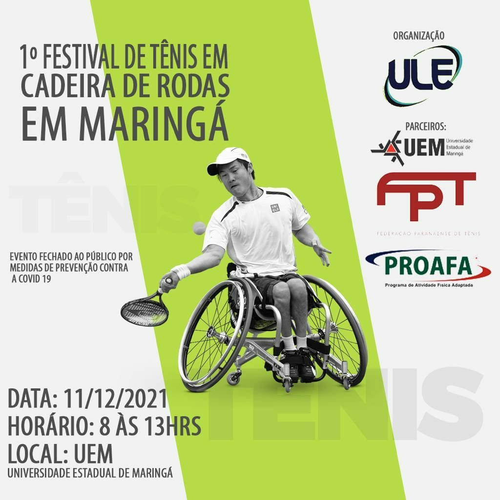 Maringá sedia 1º Festival de Tênis em Cadeira de Rodas