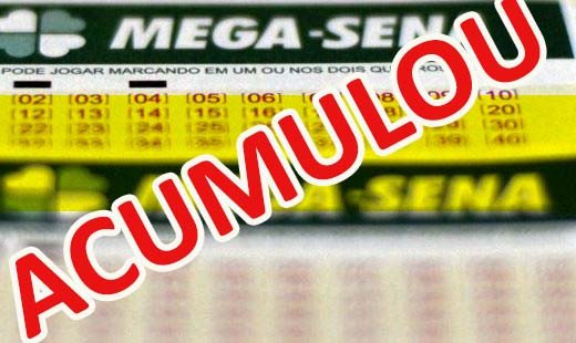Mega- Sena acumula de novo  e vai pagar 42 milhões na próxima quarta-feira (31)