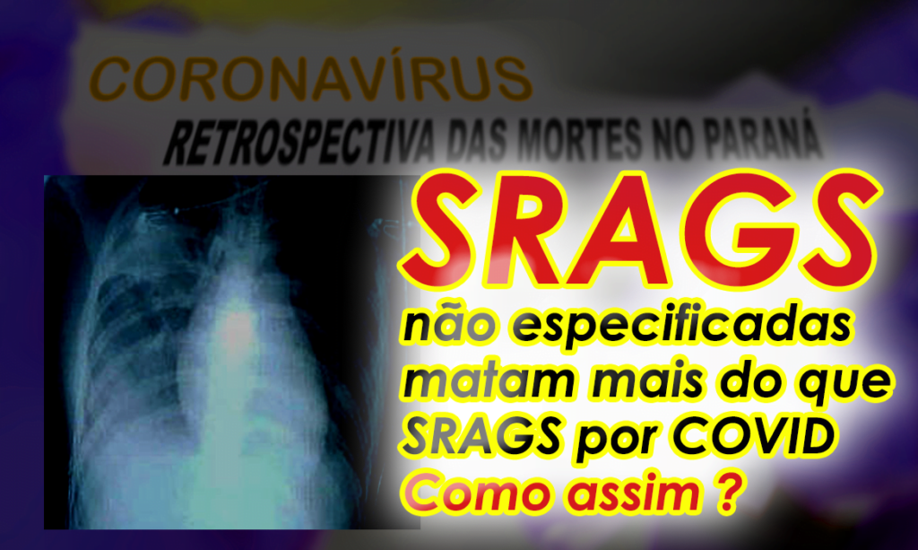 No Paraná, "Síndromes Respiratórias Águdas Graves Não Especificadas" matam mais do que SRAG por COVID. Veja como a SESA explica