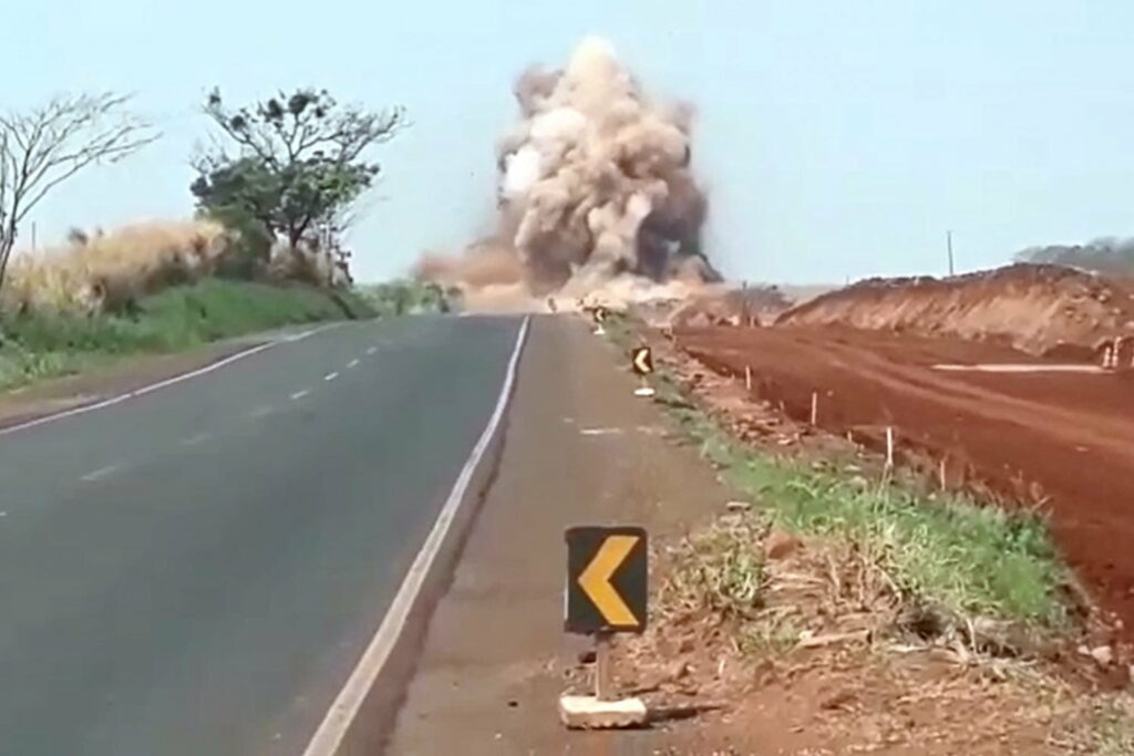 PARANÁ : Detonação de rocha da PR-323 será amanhã 23 a partir das 14h