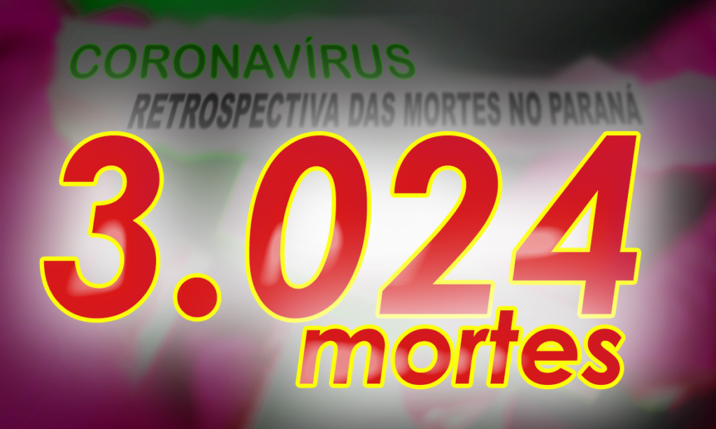 Paraná supera 3 mil mortes por COVID nesta terça
                
                    Estado registra 1.517 novos contágios