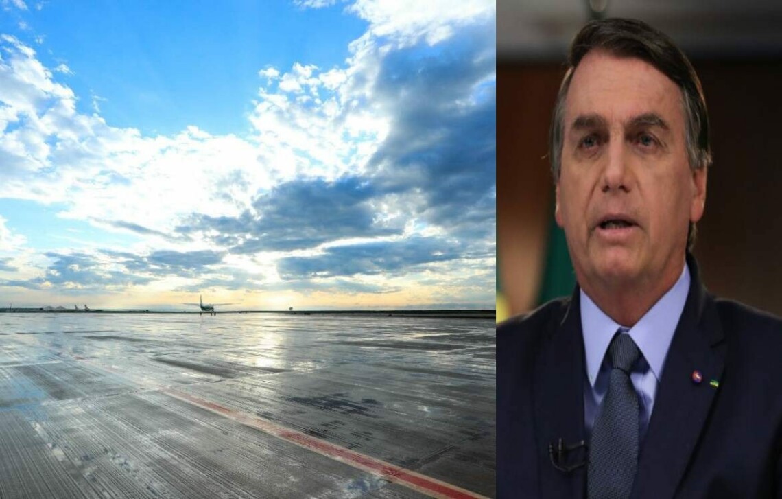 Prefeitura confirma presença de Bolsonaro em Maringá na inauguração da ampliação da pista do aeroporto