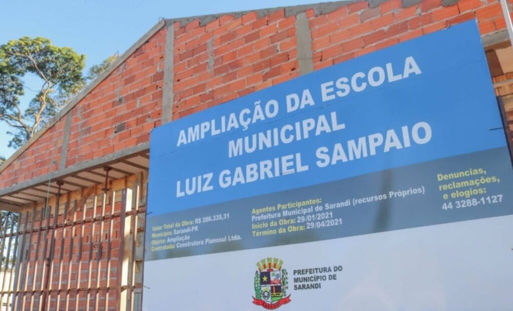 Prefeitura de Sarandi inaugura ampliação da Escola Rural Municipal Dr. Luiz Gabriel Sampaio