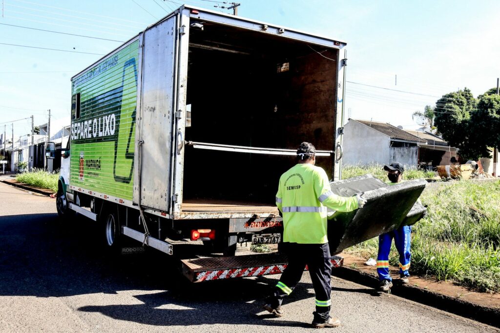 Prefeitura recolheu 61 toneladas de materiais volumosos pela Central Maringá Cidade Limpa