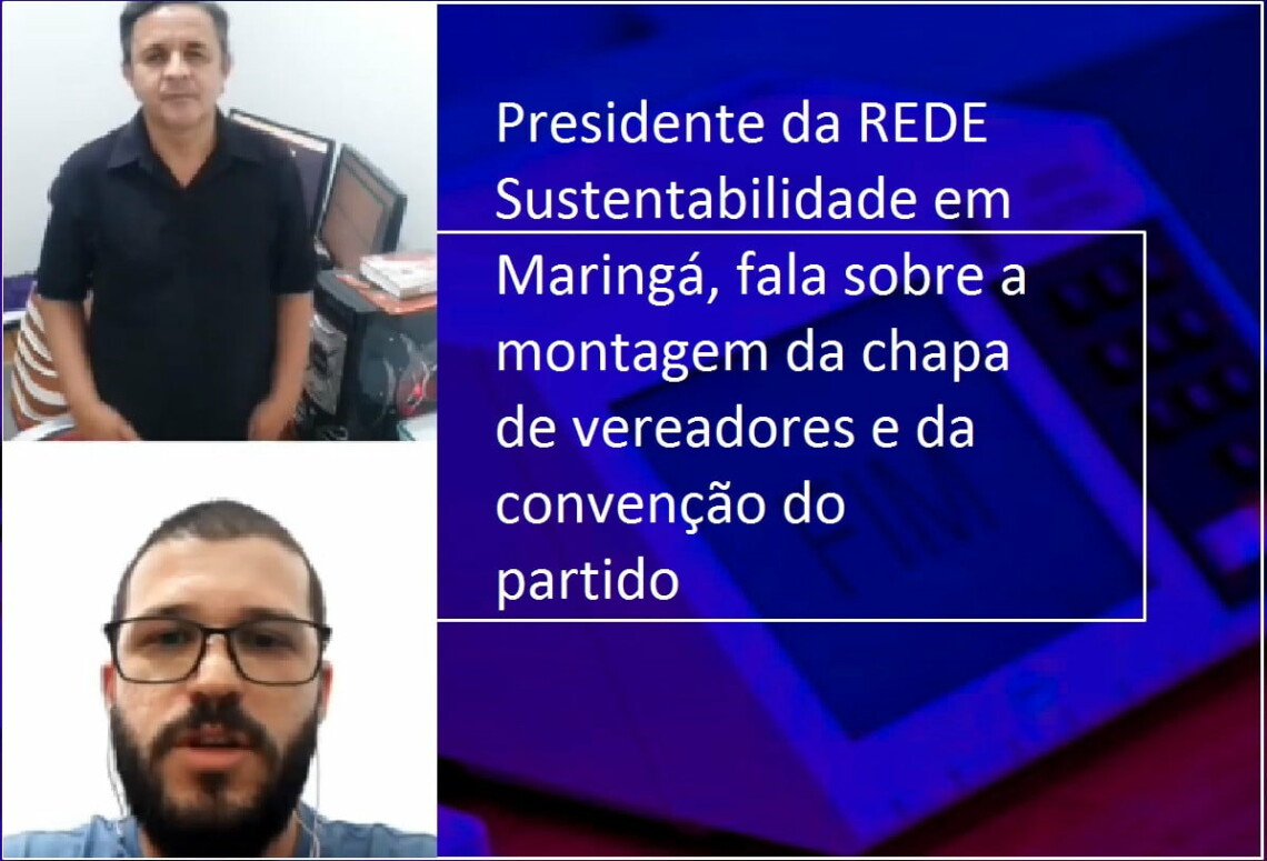 Presidente da REDE em Maringá fala da organização da convenção municipal que acontece nesta terça, 15
                
                    Partido não terá candidato a prefeito e apresentará somente 22 dos 23 candidatos possíveis à Câmara