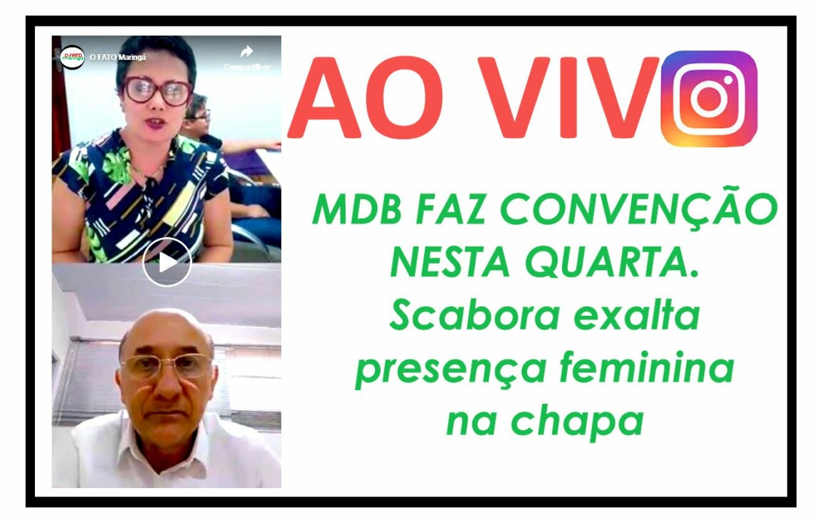 "Se não nos coligarmos com o PSD, teremos candidatura própria para prefeito", diz Scabora, presidente do MDB, partido que realiza convenção nesta quarta, 16
