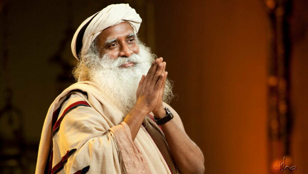 Use cada mão para diferentes finalidades, explica Sadhguru