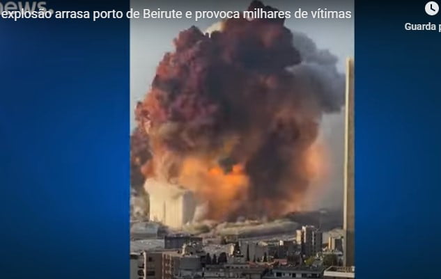 Veja os vídeos das explosões no Líbano