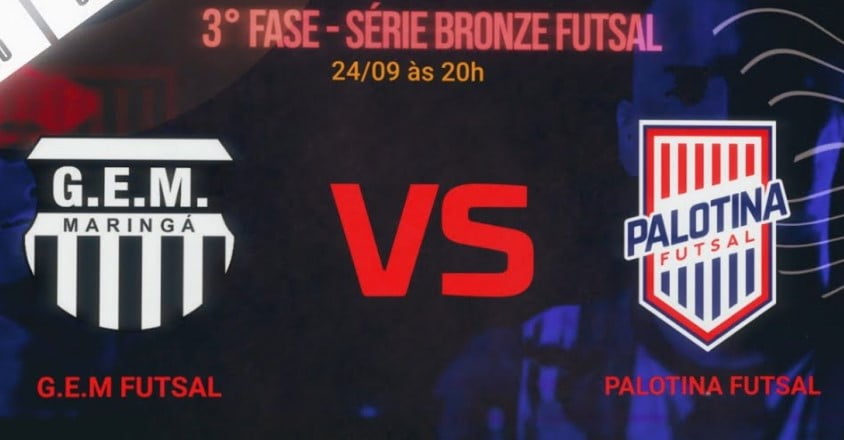 AO VIVO - 20h: Grêmio Futsal x Palotina