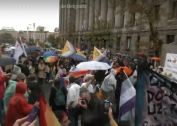 Desfile EuroPride anima finalmente as ruas de Belgrado