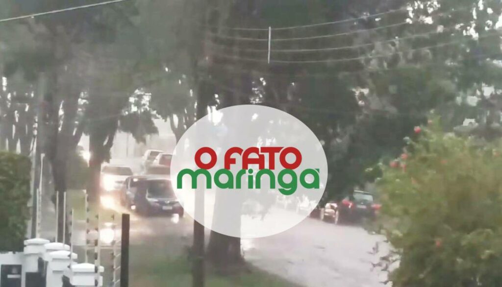 Maringá terá chuva nesta segunda-feira, 10