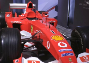 Ferrari de Michael Schumaher será leiloada esta semana