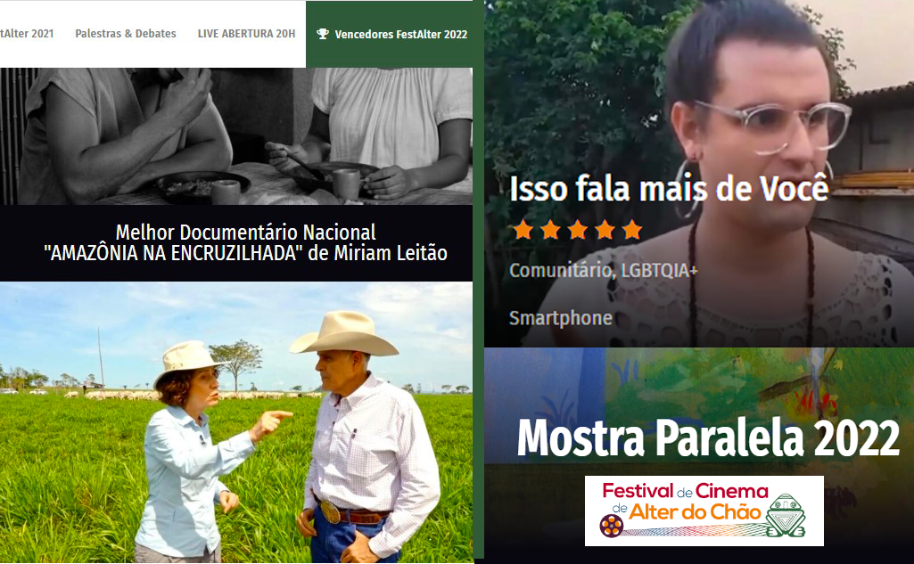Amazônia na Encruzilhada fatura prêmio de melhor documentário no Festival de Alter do Chão. Filme produzido em Maringá é exibido em Mostra Paralela
