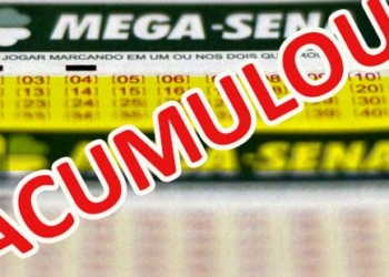 MEGA-SENA acumula de novo e vai pagar R$ 125 milhões no sábado, 10
