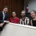 Requião Filho e representantes da Cia Ká de Teatro - Foto - Dálie Felberg - ALEP