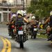 Matinhos, 31 de janeiro de 2022. Comandante-Geral da PMPR participa do patrulhamente motociclístico pelo litoral.