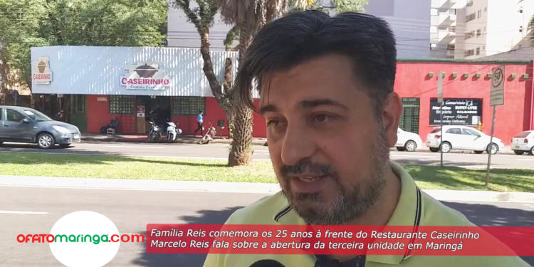 Marcelo Reis - Proprietário do Restaurante Caseirinho