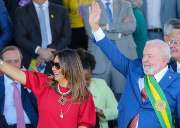 Brasília, 07/09/2023 O presidente Luiz Inácio Lula da Silva, acompanhado da primeira-dama, Janja Lula da Silva e de vários ministros, participa do Desfile de 7 De Setembro no Eixo Monumental em Brasília Foto:  Fabio Rodrigues-Pozzebom/ Agência Brasil