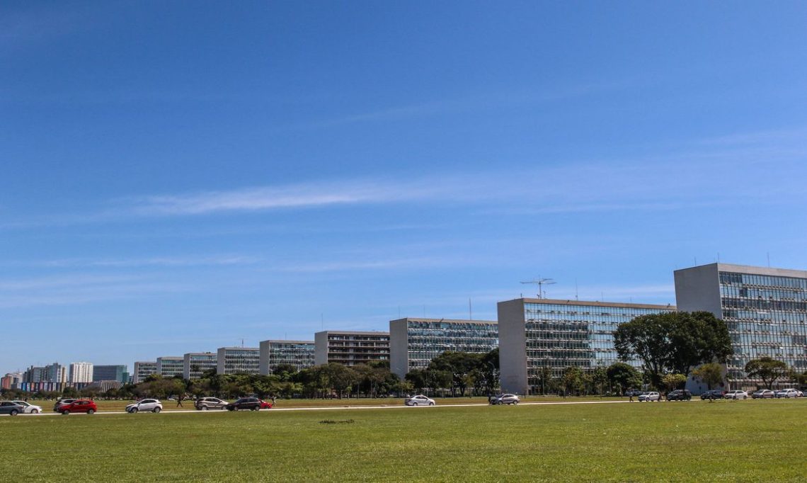 Brasília - 22.05.2023 - Foto Esplanada dos Ministérios, em Brasília. Foto: Antônio Cruz/ Agência Brasil