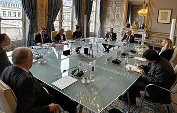 Presidente do STF se reúne com Conselho Constitucional Francês