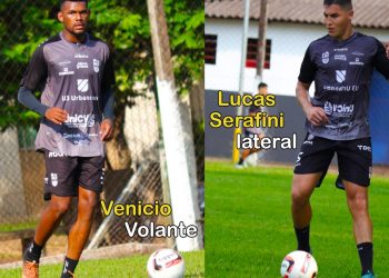 Venício e Lucas Serafini já estão treinando com o elenco do Galo Maringá que estreia no Paranaense dia 17/01 contra o Maringá Futebol Clube no Willie Davids