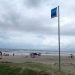 Bandeira azul na praia de Nereidas 26/jan/24 | foto: Correio do Litoral
