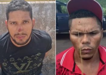 Rogério da Silva Mendonça e Deibson Cabral Nascimento foram capturados perto de Marabá e devem voltar para a Penitenciária de Mossoró -  foto - reprodução