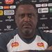 O técnico Jorge Castilho durante a entrevista coletiva pré-jogo com o Novo Hamburgo. Reprodução youtube MFC TV