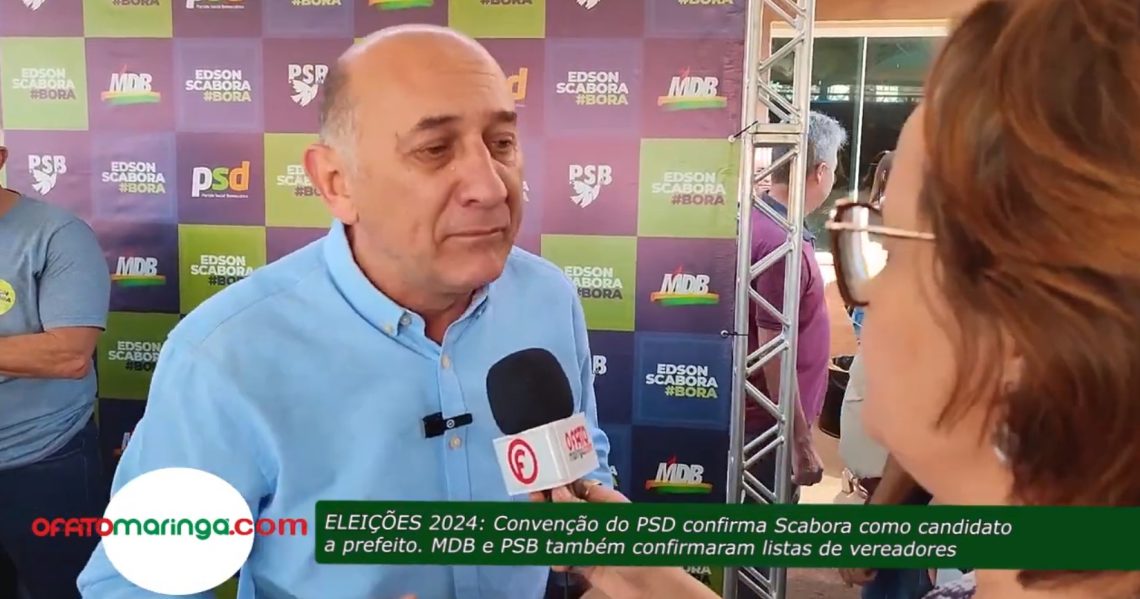 Edson Scabora na entrevista a OFATOMARINGA.COM