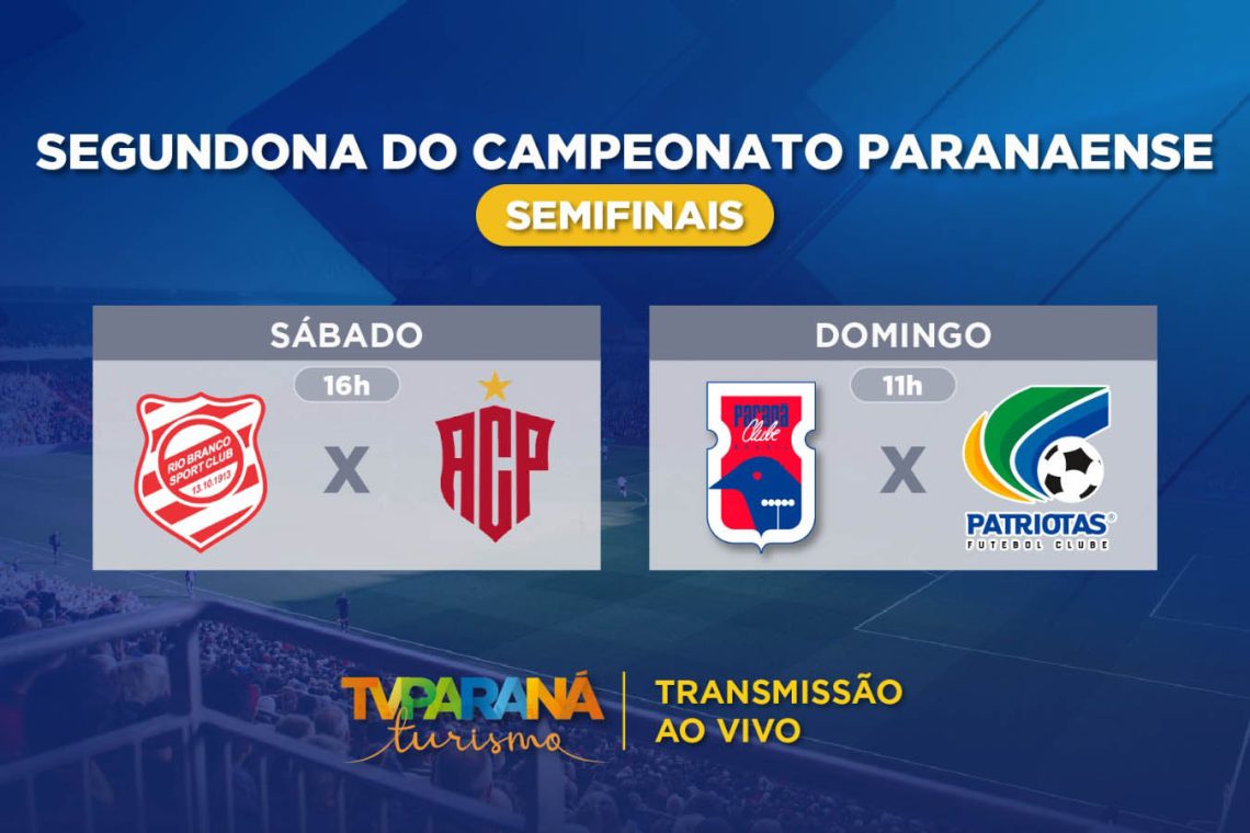 Rodada decisiva: TV Paraná Turismo transmite jogos que definem times que sobem para a 1ª Divisão do Campeonato Paranaense
Foto: TV Paraná