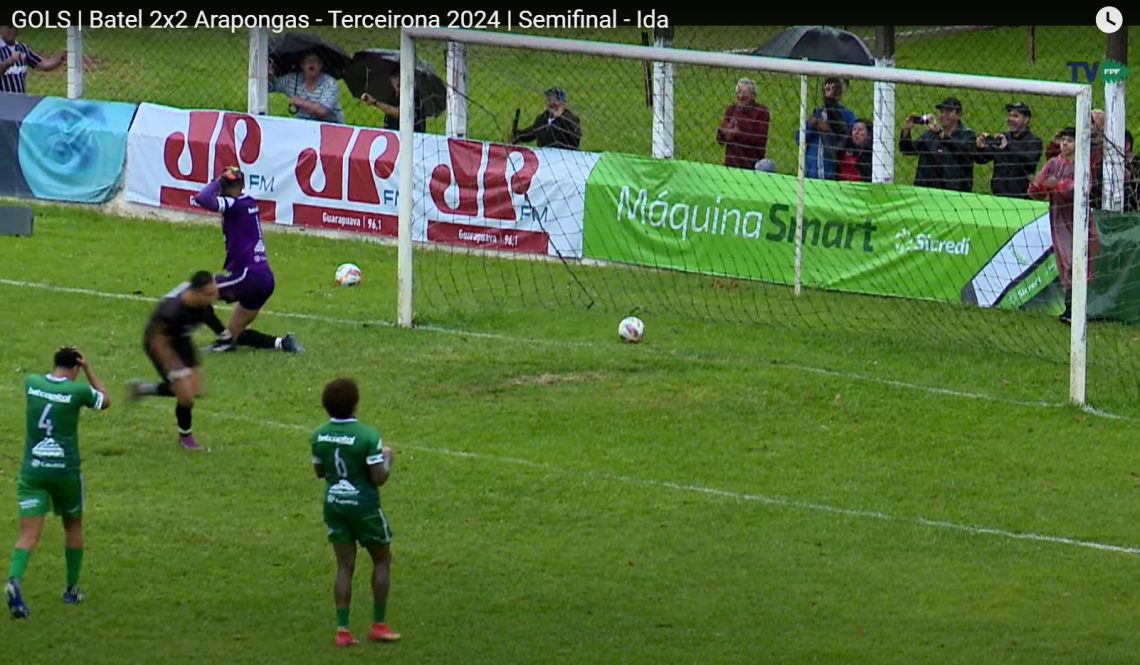 BATEL E ARAPONGAS EMPATARAM EM 2 A 2 NA IDA EM GUARAPUAVA - foto - FPF